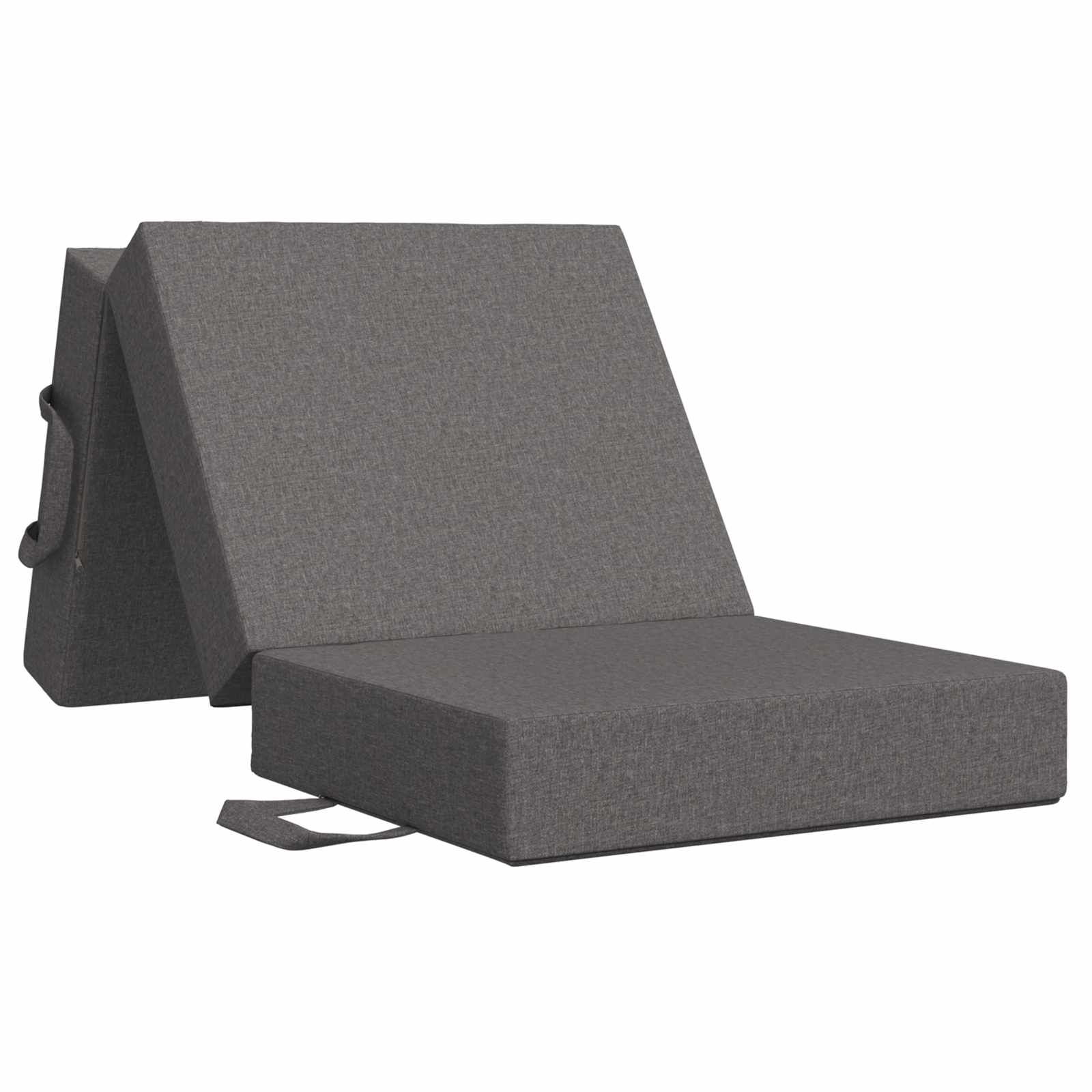 Klappsofa Bett 75 x 67 x 45 cm Hellgrau