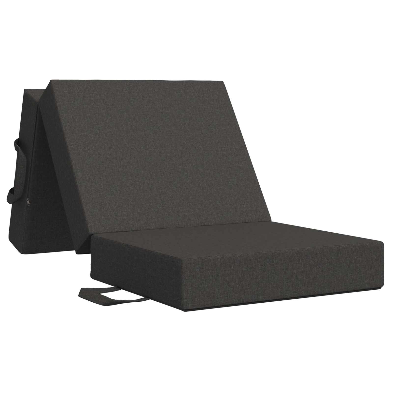 Klappsofa Bett 75 x 67 x 45 cm Dunkelgrau