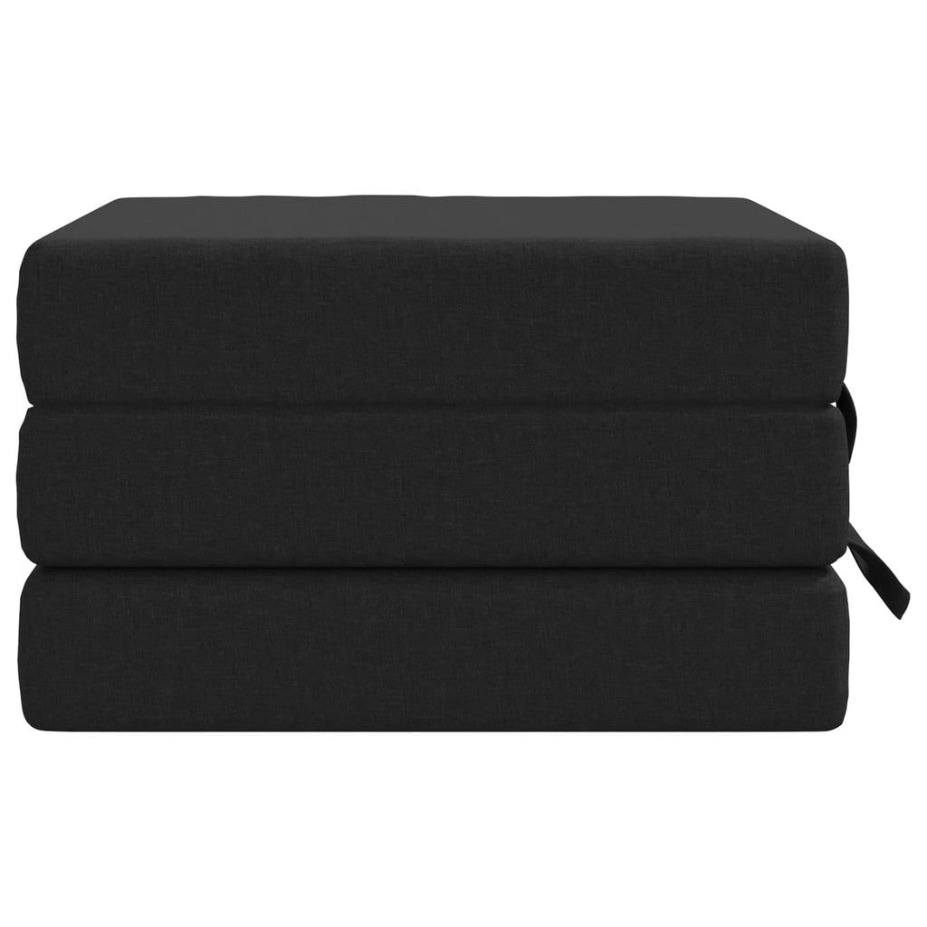 Klappsofa Bett 75 x 67 x 45 cm Schwarz