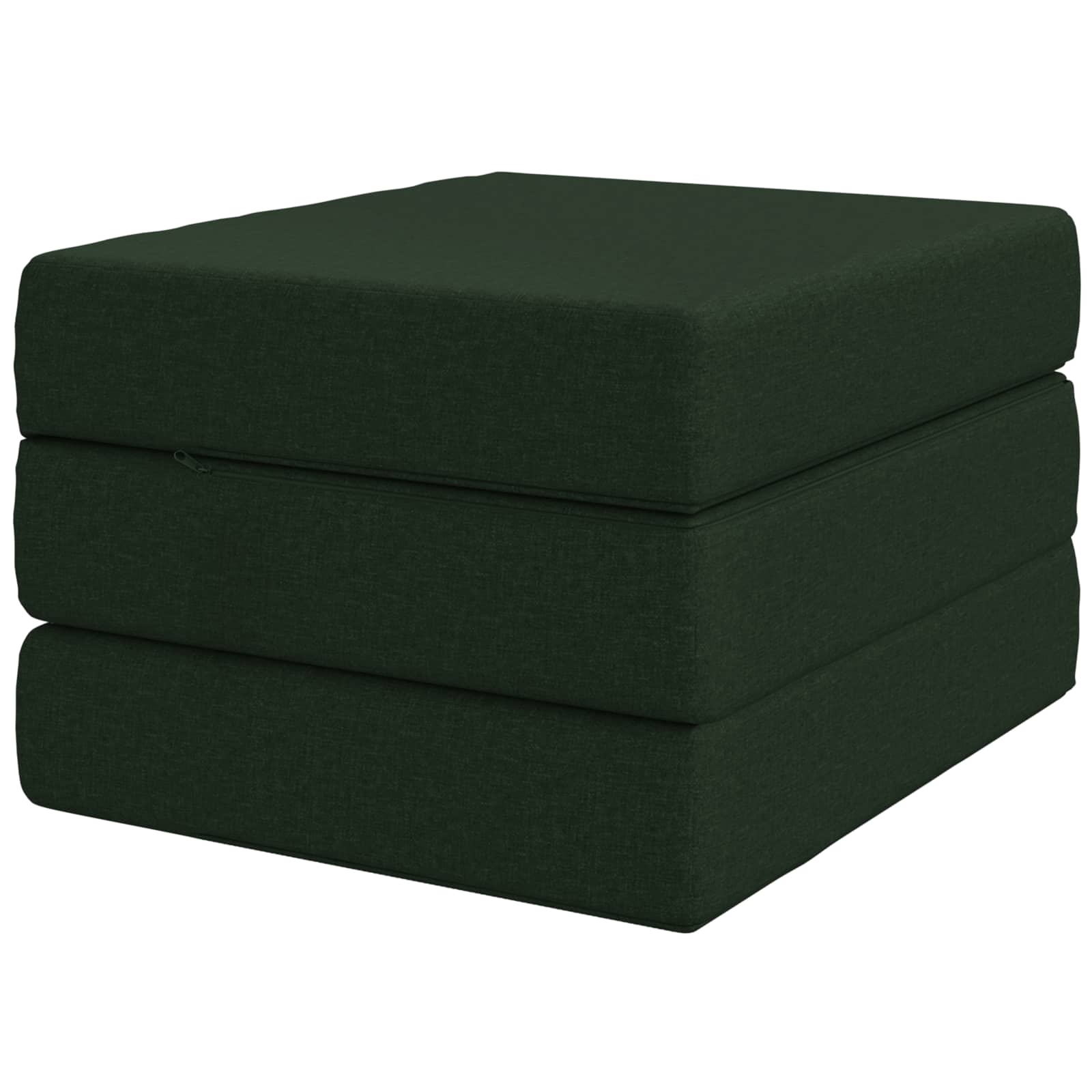 Klappsofa Bett 75 x 67 x 45 cm Dunkelgrün
