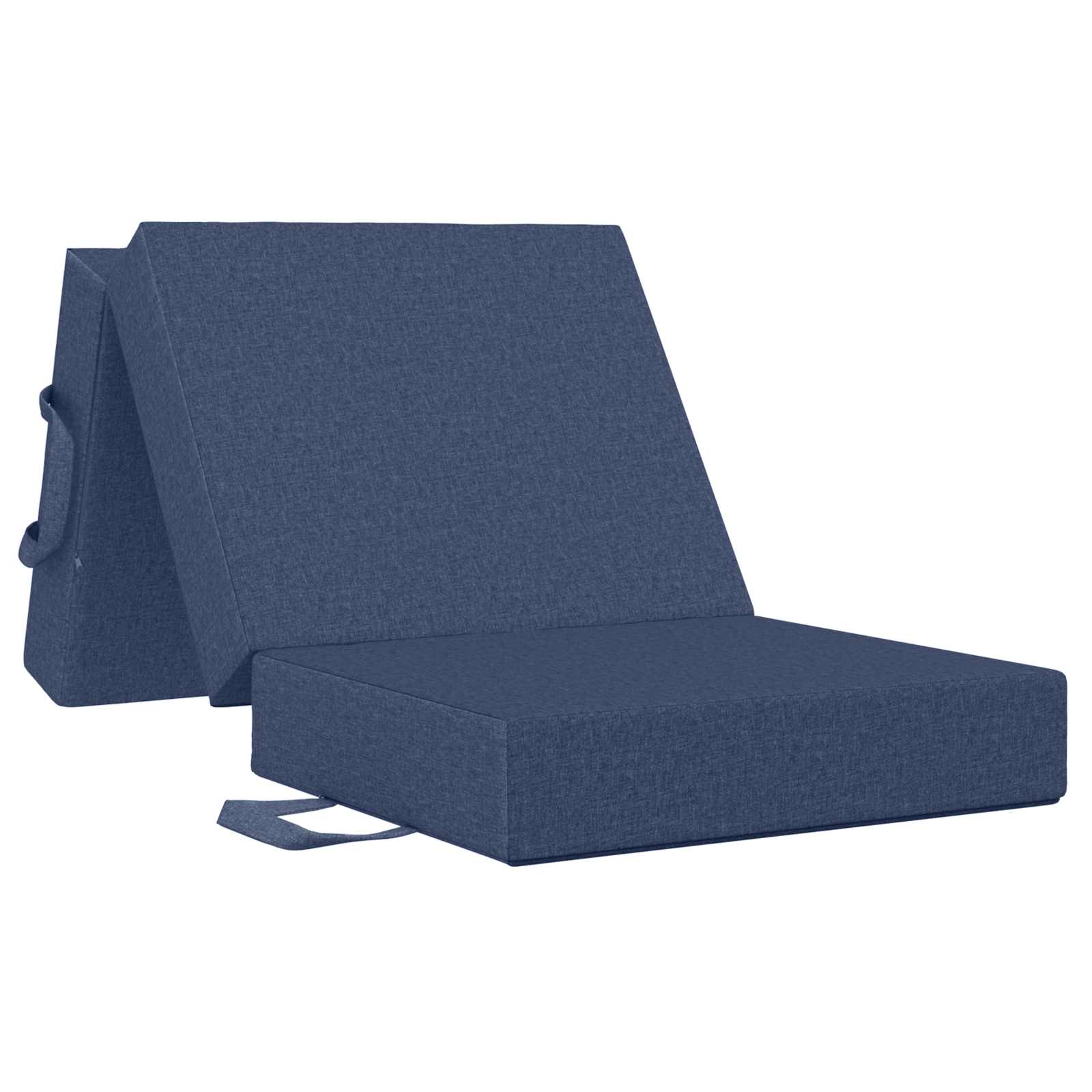 Klappsofa Bett 75 x 67 x 45 cm Blau