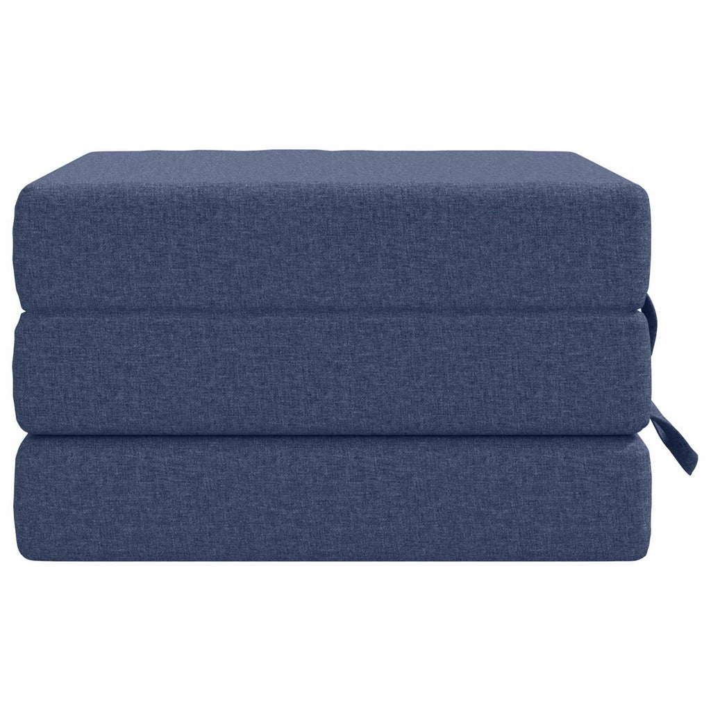 Klappsofa Bett 75 x 67 x 45 cm Blau