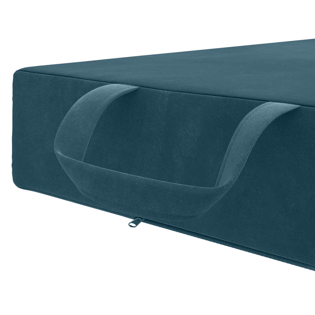 Klappsofa Bett 75 x 67 x 45 cm Blau