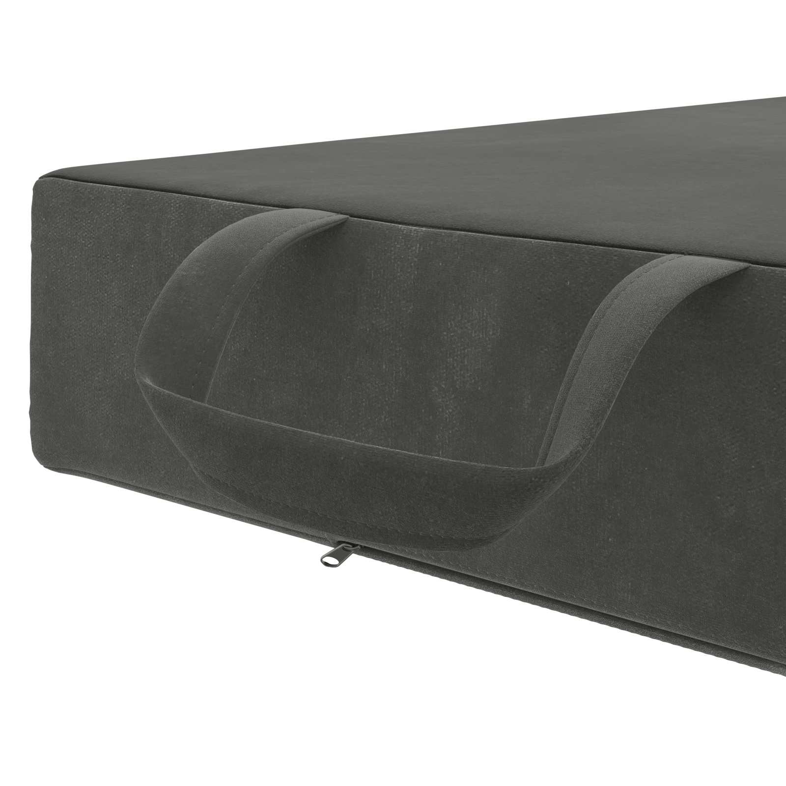 Klappsofa Bett 75 x 67 x 45 cm Dunkelgrau