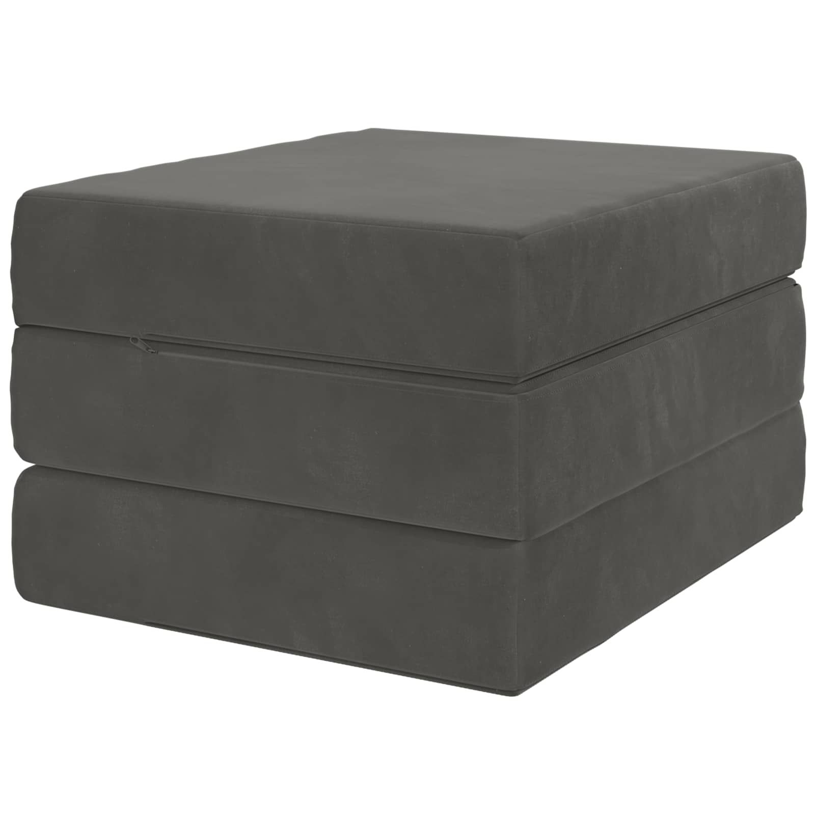 Klappsofa Bett 75 x 67 x 45 cm Dunkelgrau