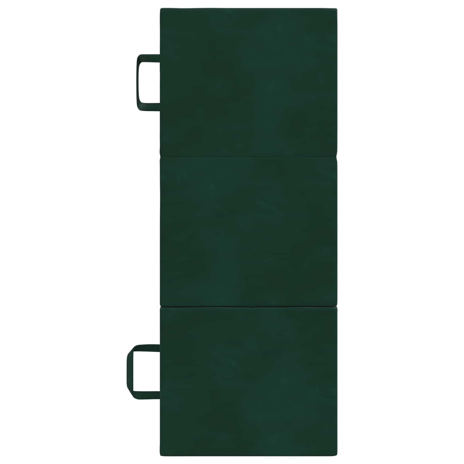 Klappsofa Bett 75 x 67 x 45 cm Dunkelgrün