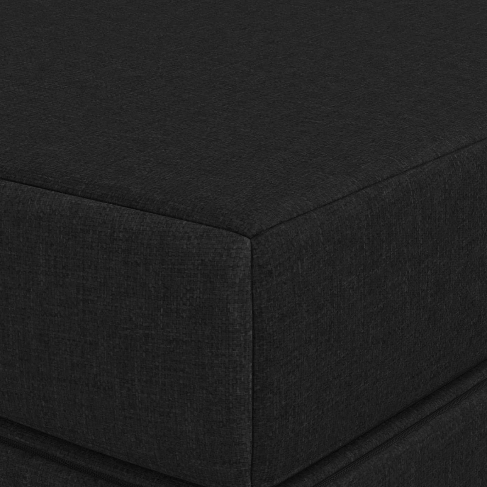 Klappsofa Bett 80 x 67 x 45 cm Schwarz