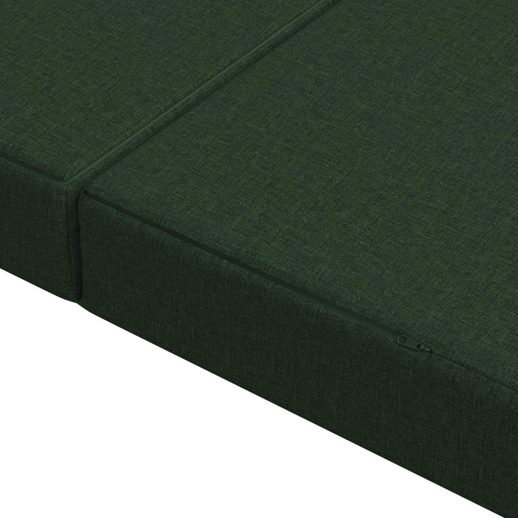 Klappsofa Bett 80 x 67 x 45 cm Dunkelgrün