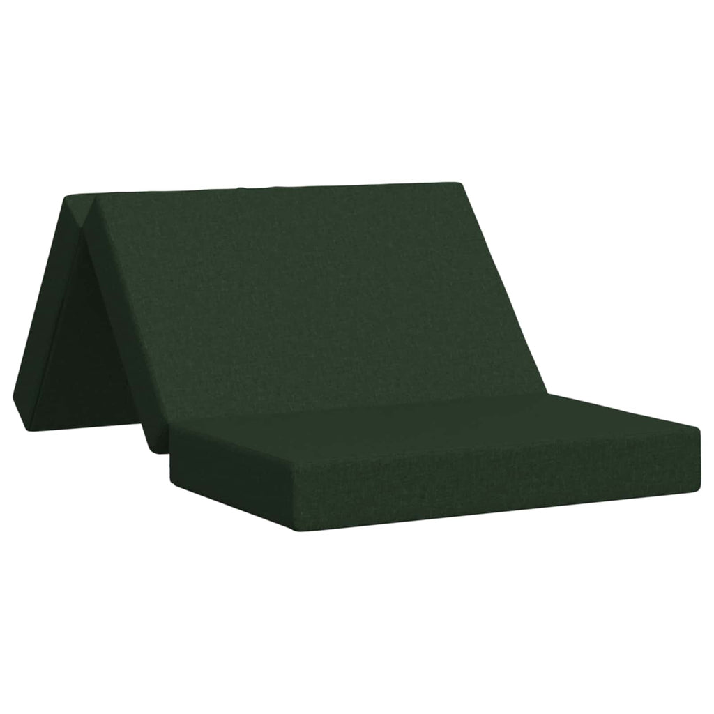 Klappsofa Bett 80 x 67 x 45 cm Dunkelgrün