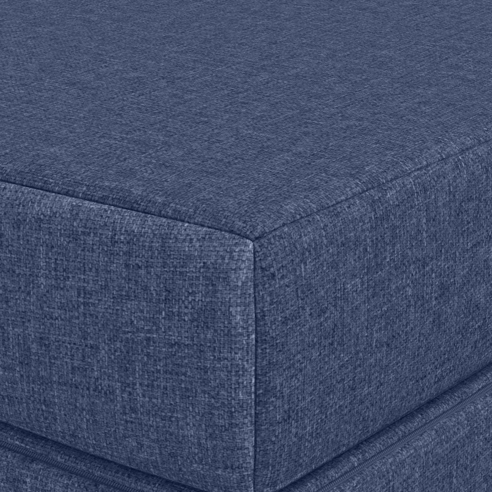 Klappsofa Bett 80 x 67 x 45 cm Blau