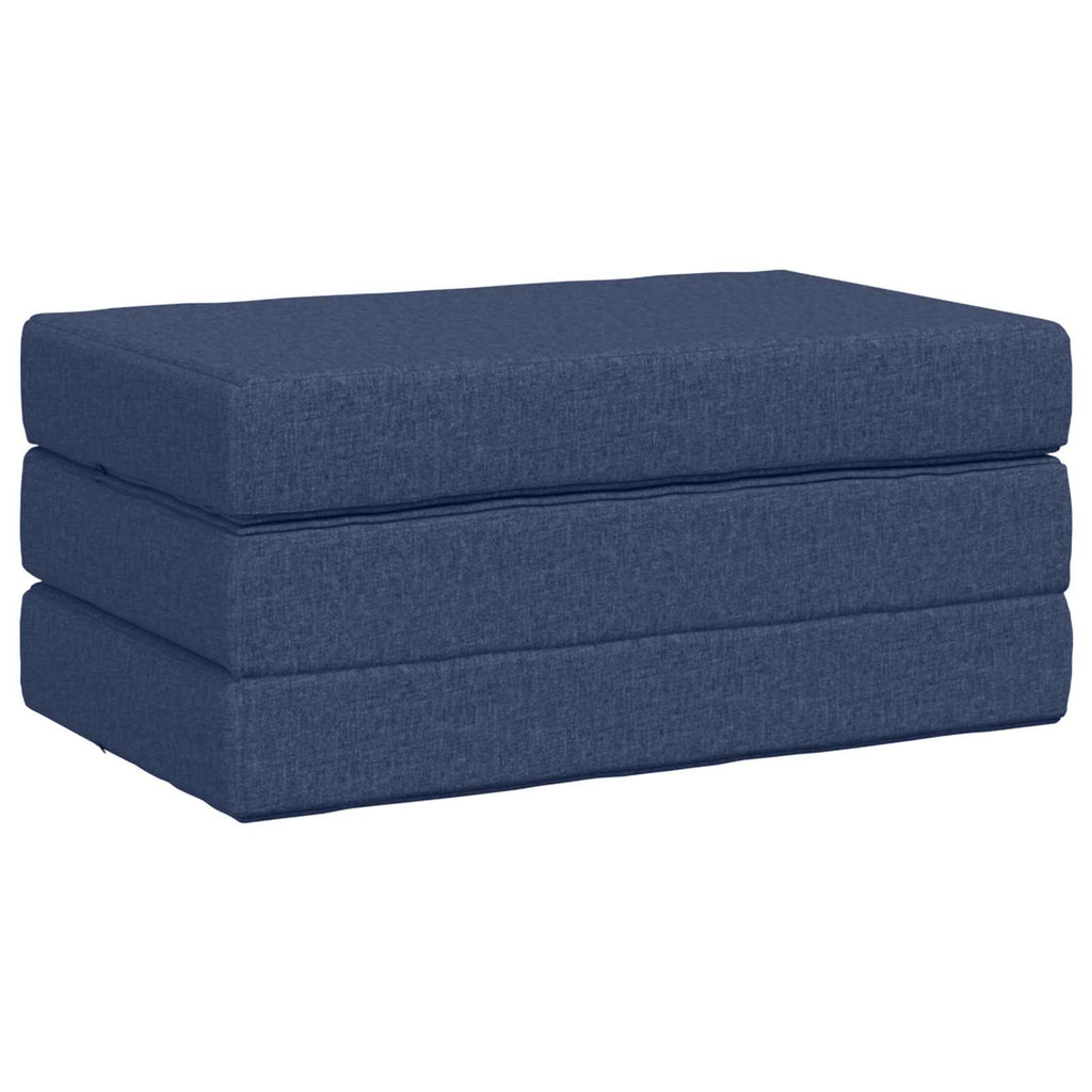 Klappsofa Bett 80 x 67 x 45 cm Blau