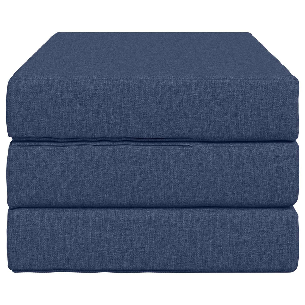 Klappsofa Bett 80 x 67 x 45 cm Blau