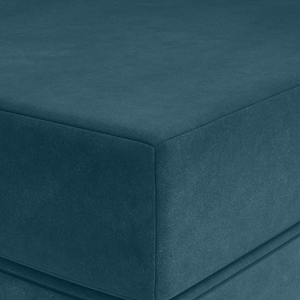 Klappsofa Bett 80 x 67 x 45 cm Blau