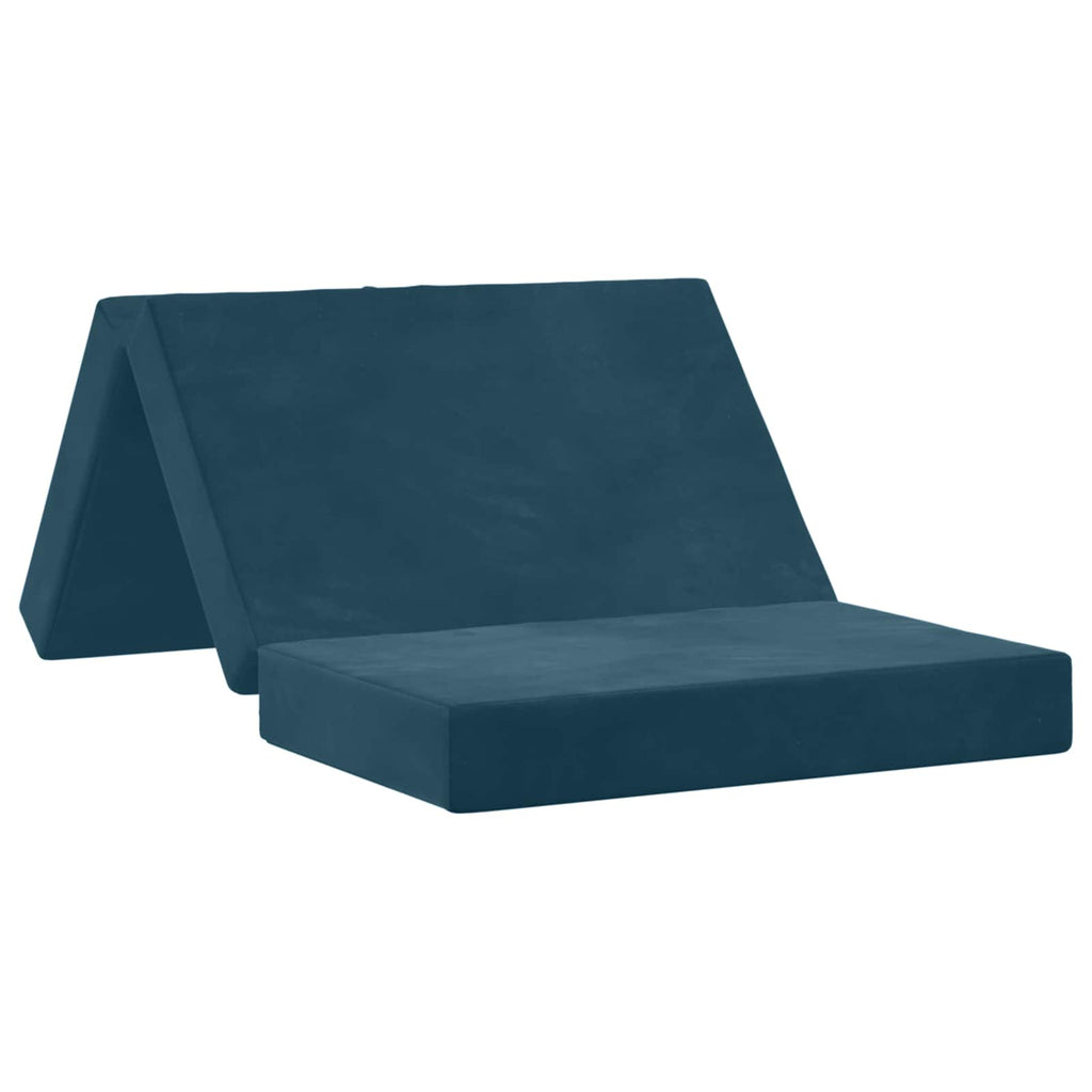 Klappsofa Bett 80 x 67 x 45 cm Blau