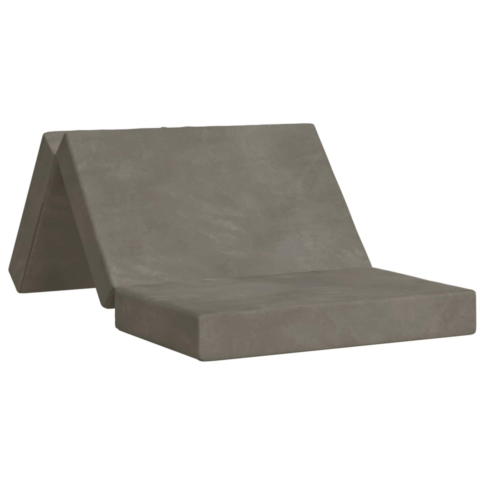 Klappsofa Bett 80 x 67 x 45 cm Hellgrau
