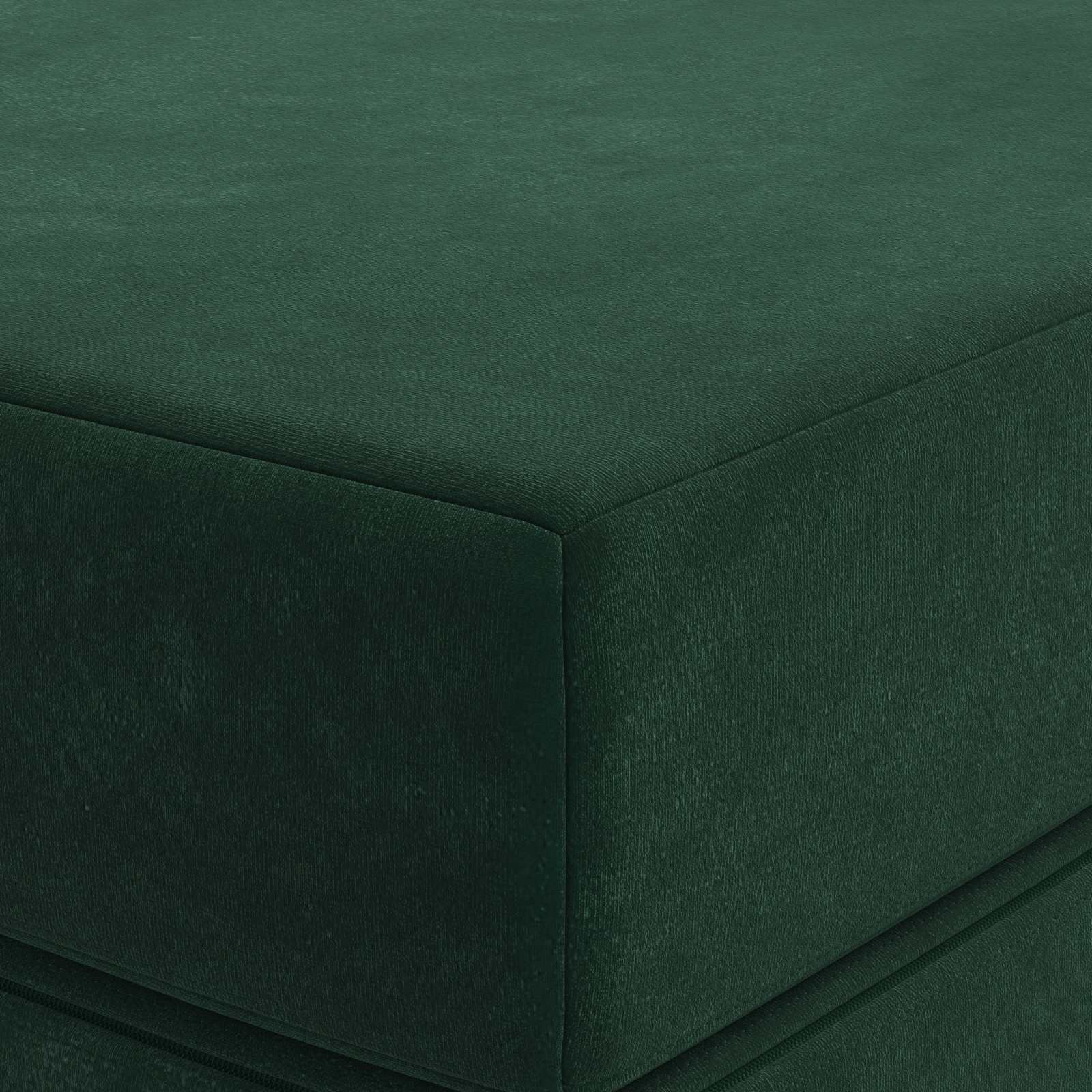 Klappsofa Bett 80 x 67 x 45 cm Dunkelgrün