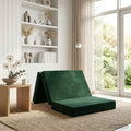 Klappsofa Bett 100 x 67 x 45 cm Dunkelgrün