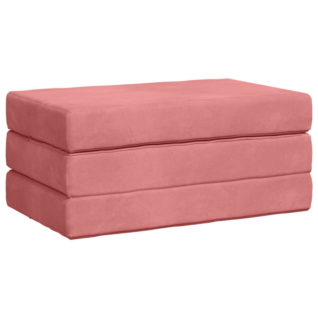 Klappsofa Bett 80 x 67 x 45 cm Rosa