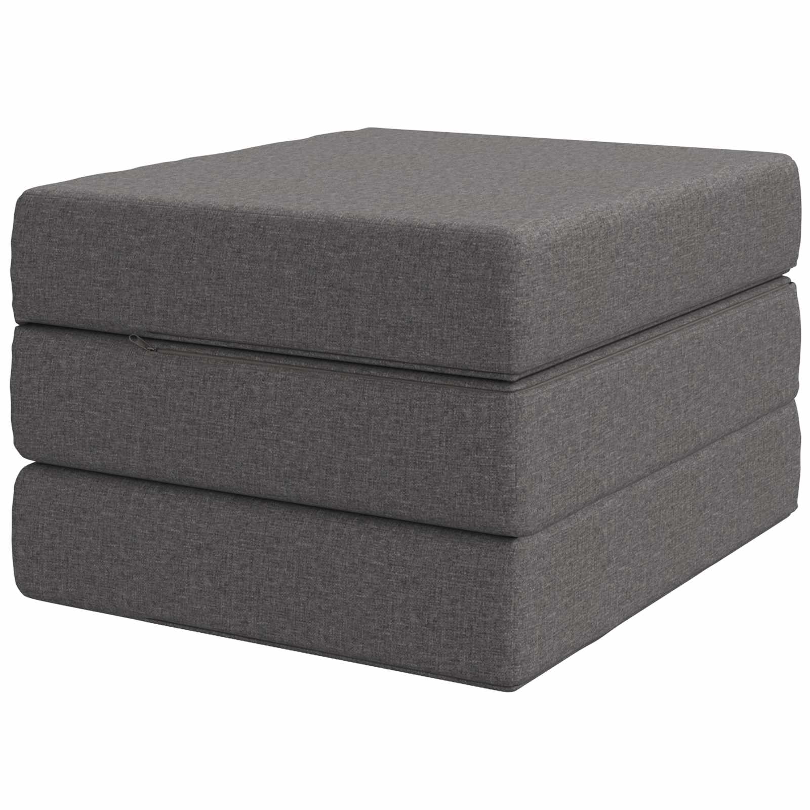 Klappsofa Bett 90 x 67 x 45 cm Hellgrau