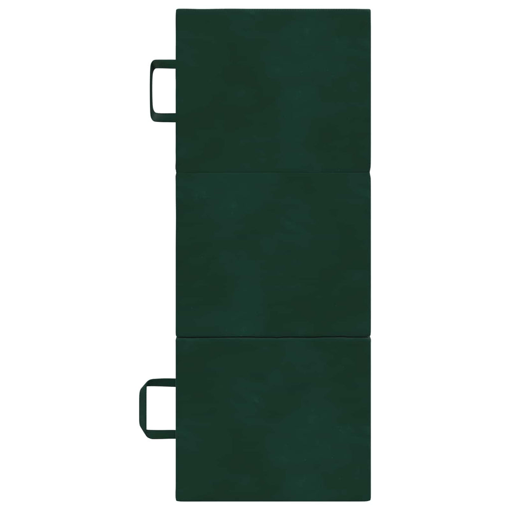 Klappsofa Bett 90 x 67 x 45 cm Dunkelgrün