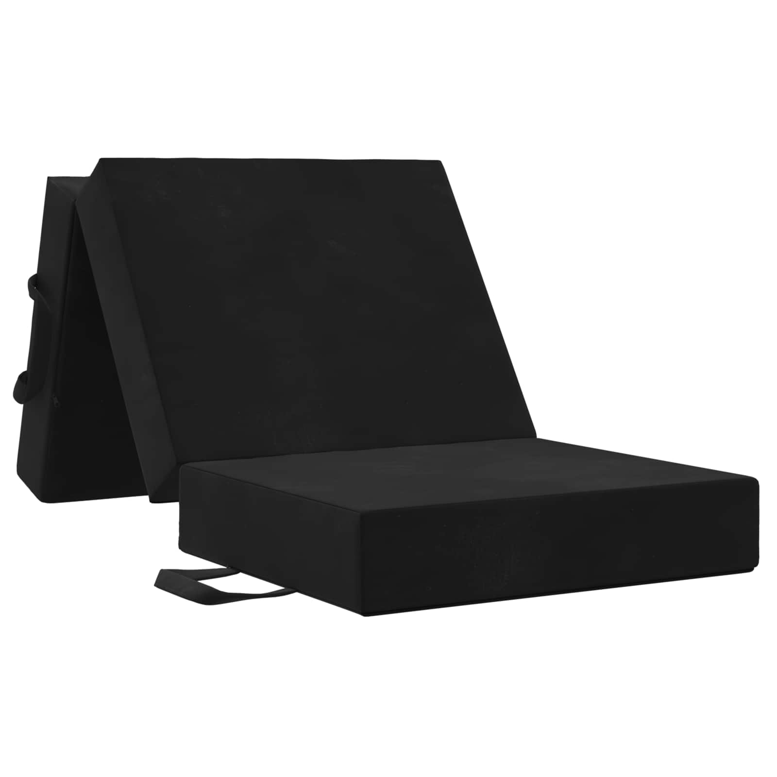 Klappsofa Bett 90 x 67 x 45 cm Schwarz