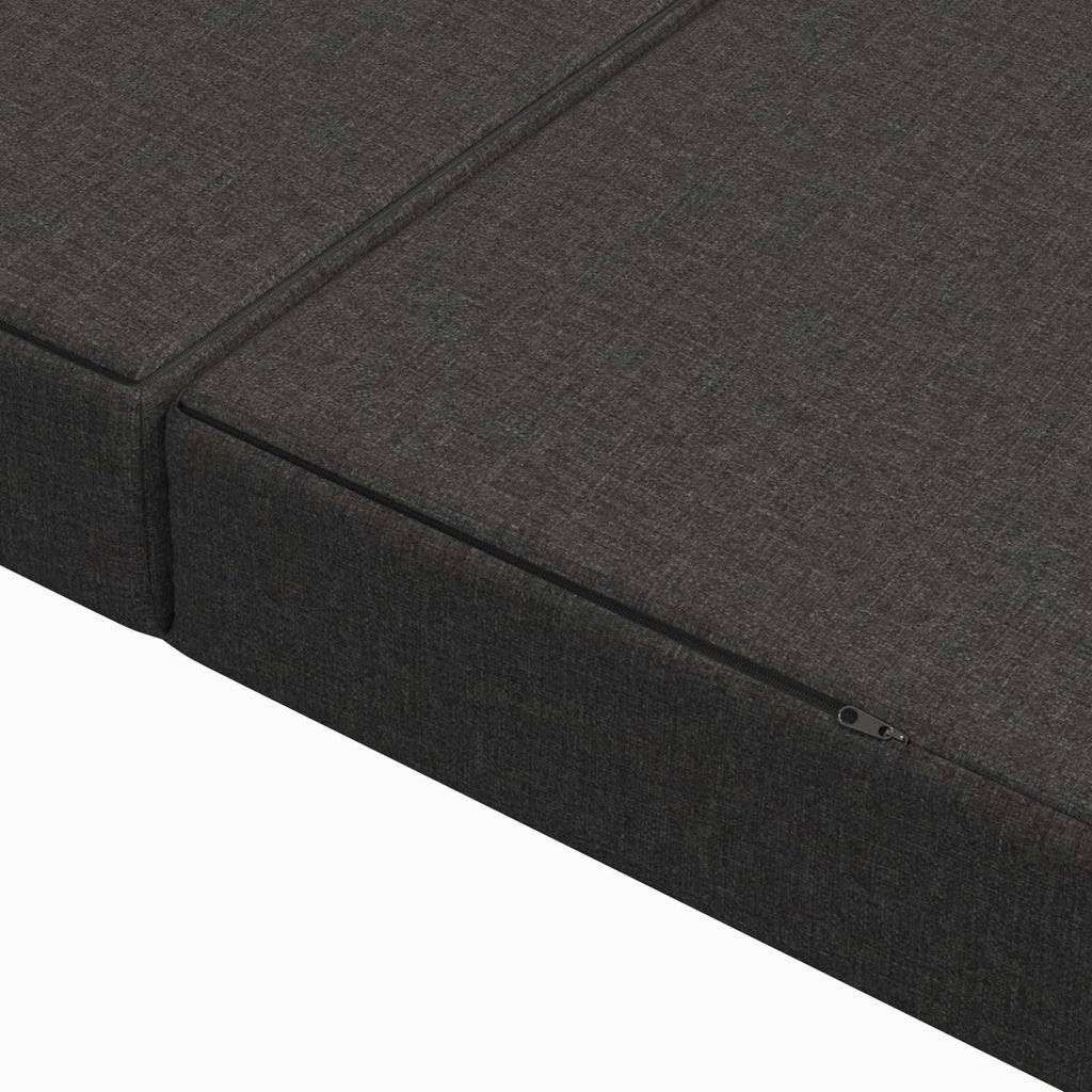 Klappsofa Bett 100 x 67 x 45 cm Dunkelgrau