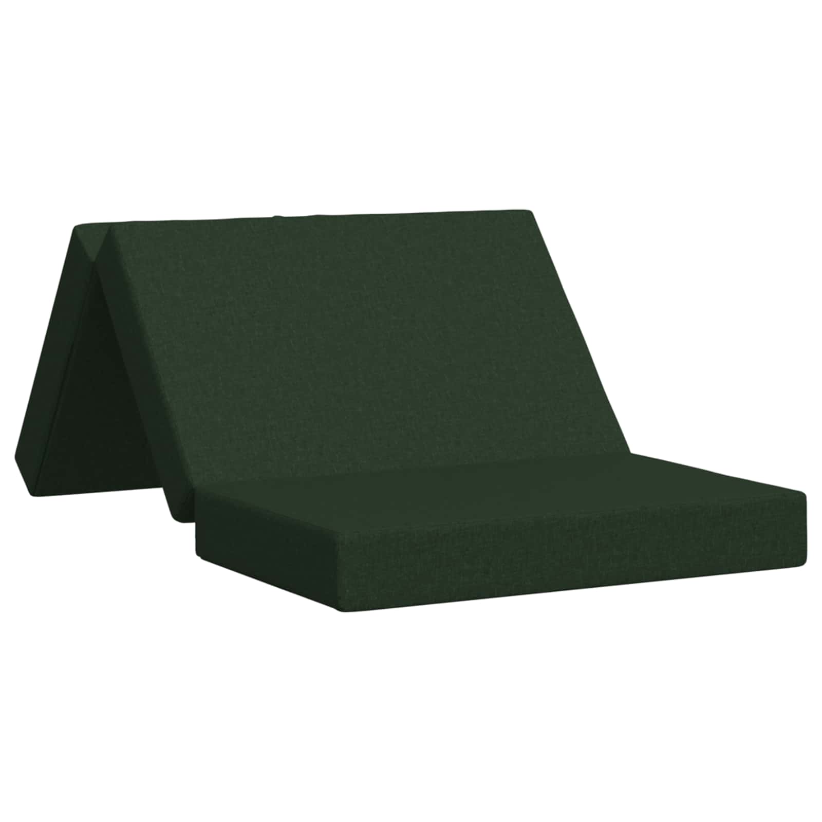 Klappsofa Bett 100 x 67 x 45 cm Dunkelgrün