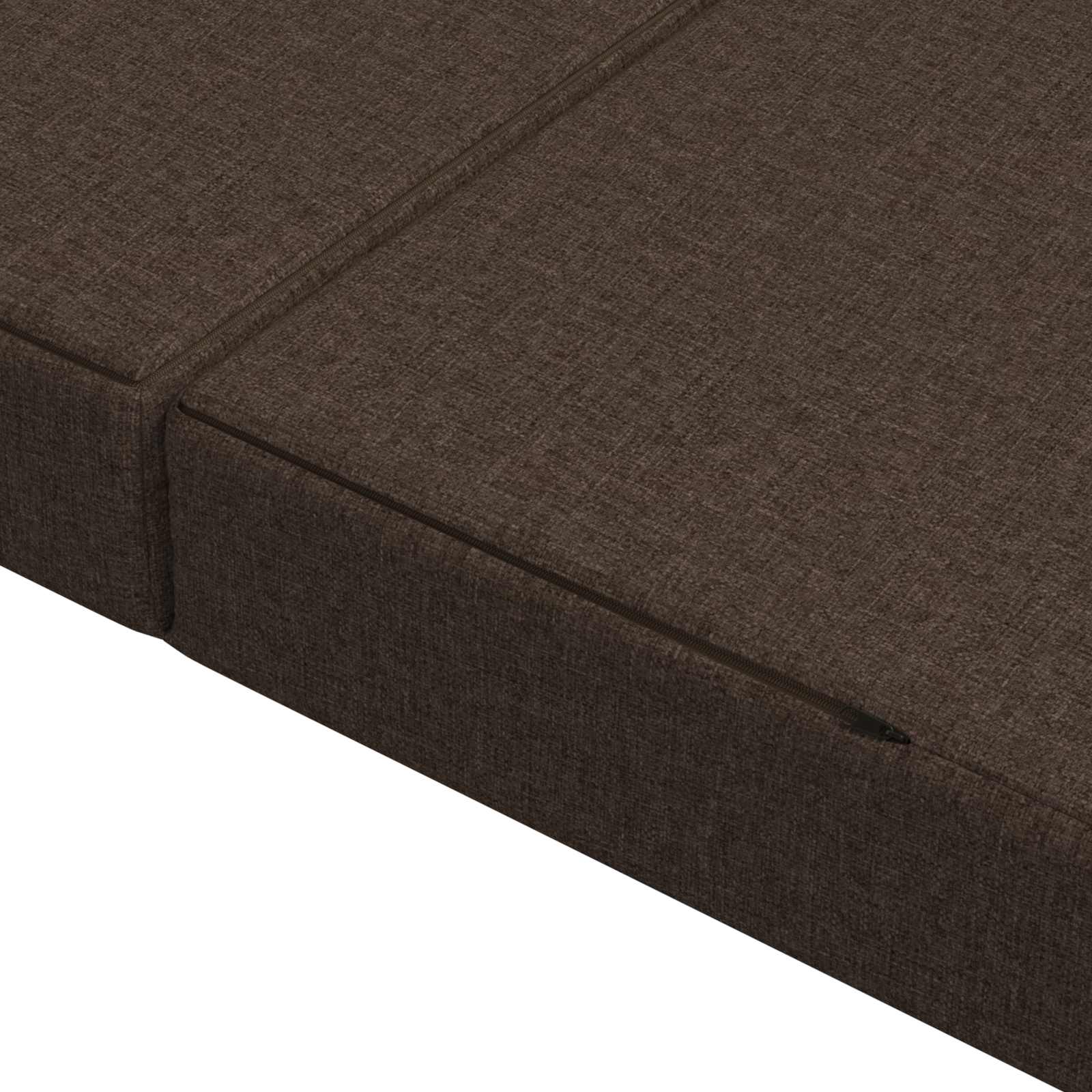 Klappsofa Bett 100 x 67 x 45 cm Taupe