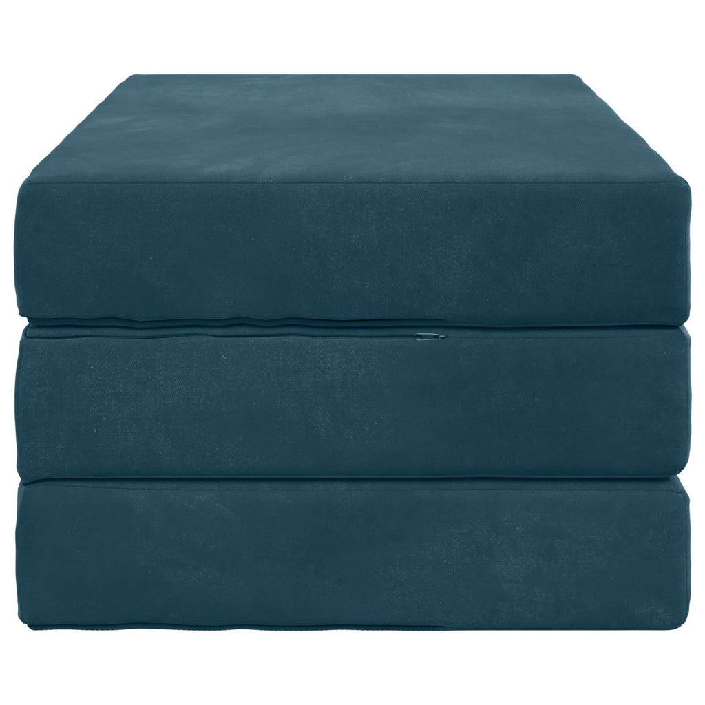Klappsofa Bett 100 x 67 x 45 cm Blau