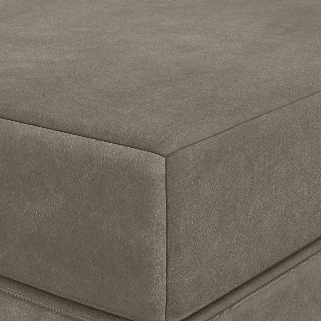 Klappsofa Bett 100 x 67 x 45 cm Hellgrau
