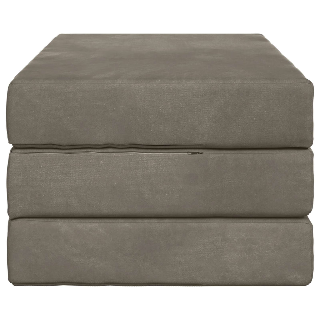 Klappsofa Bett 100 x 67 x 45 cm Hellgrau
