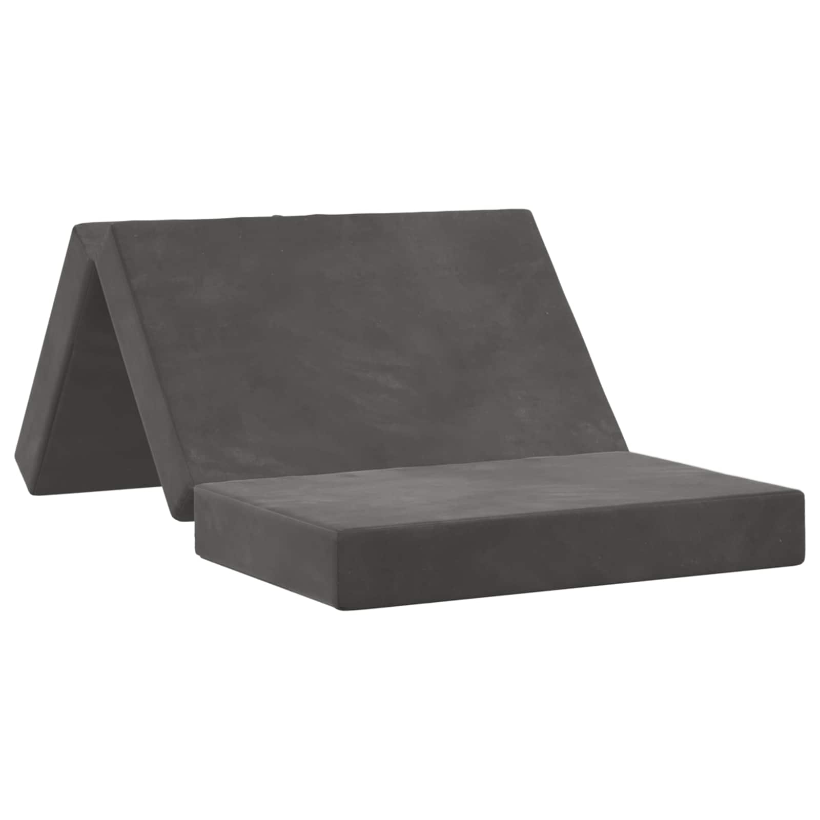 Klappsofa Bett 100 x 67 x 45 cm Dunkelgrau