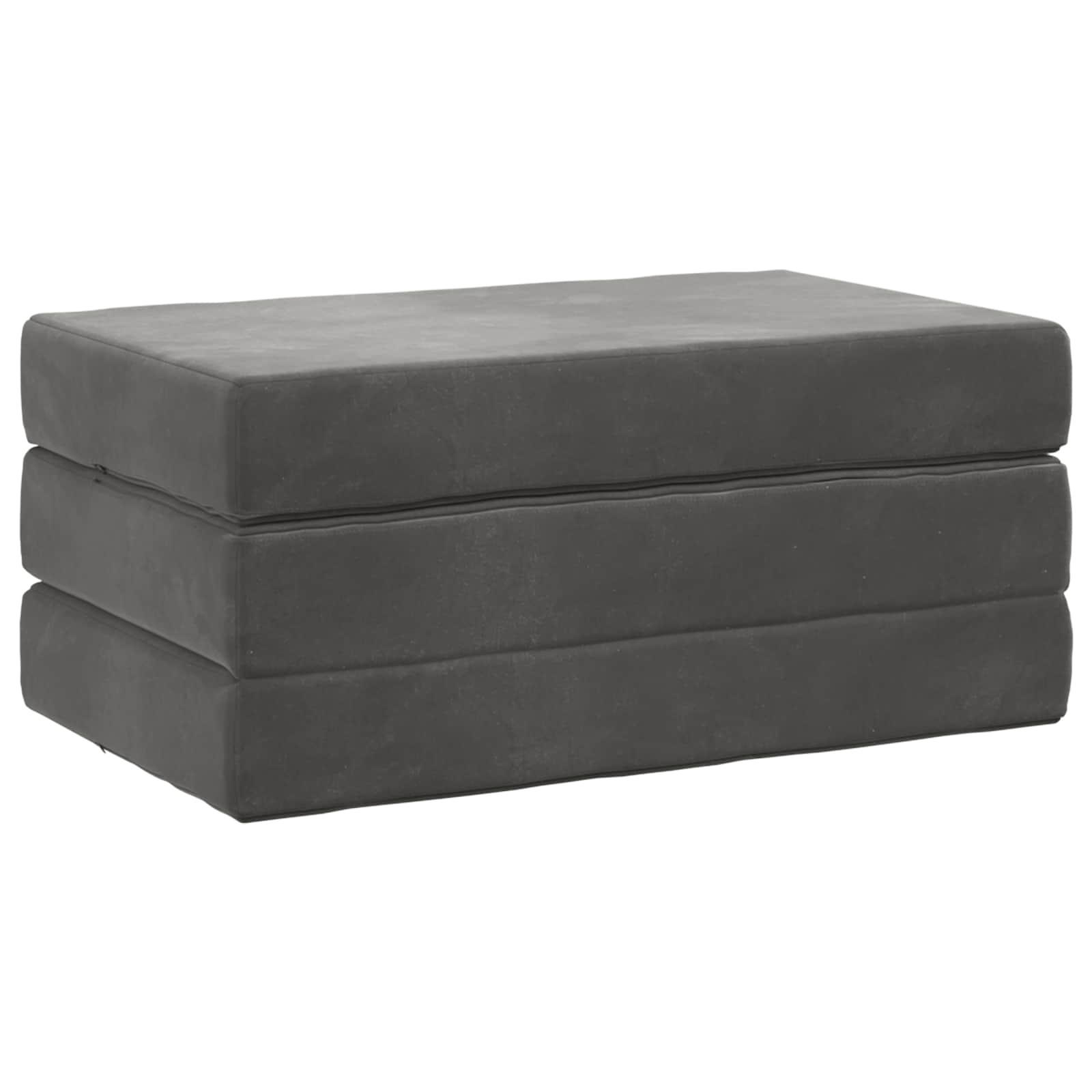 Klappsofa Bett 100 x 67 x 45 cm Dunkelgrau