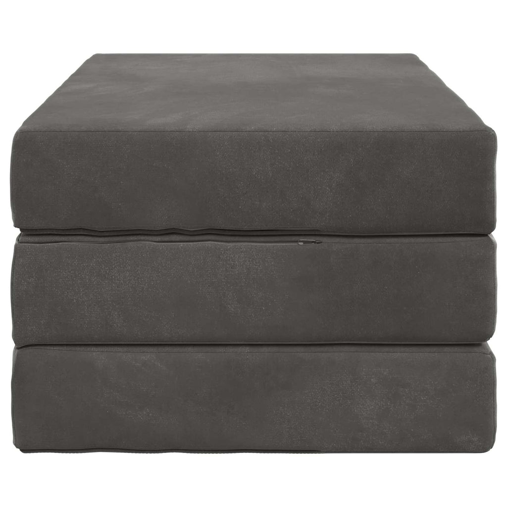 Klappsofa Bett 100 x 67 x 45 cm Dunkelgrau