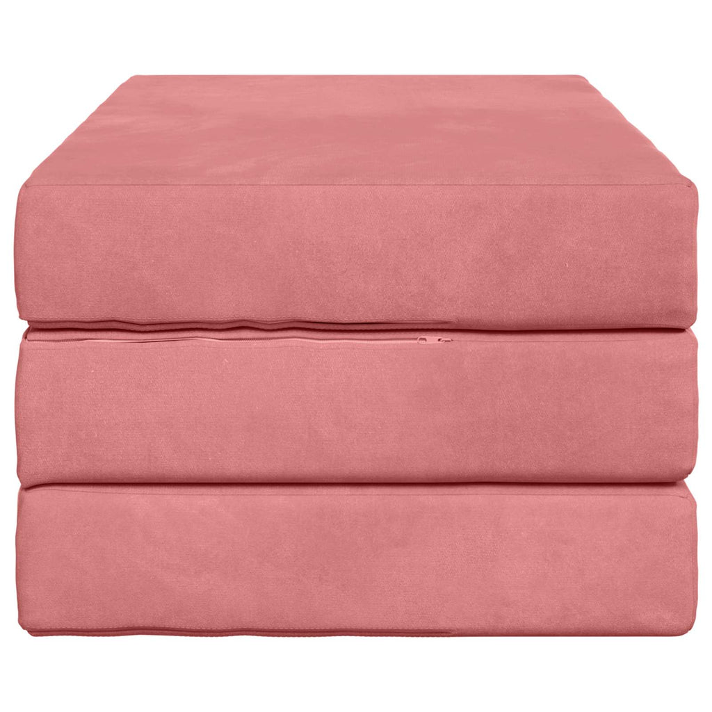 Klappsofa Bett 100 x 67 x 45 cm Rosa