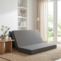 Klappsofa Bett 120 x 67 x 45 cm Hellgrau