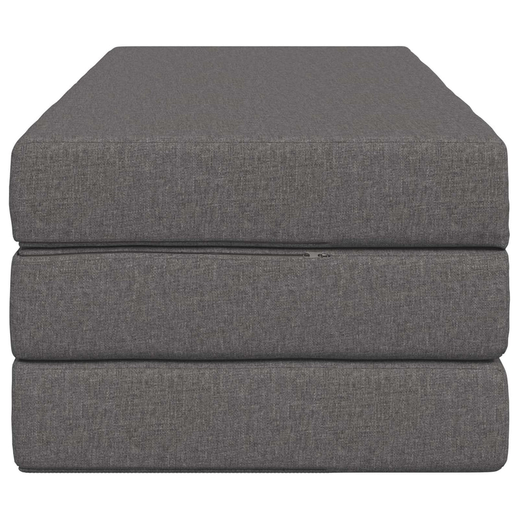 Klappsofa Bett 120 x 67 x 45 cm Hellgrau
