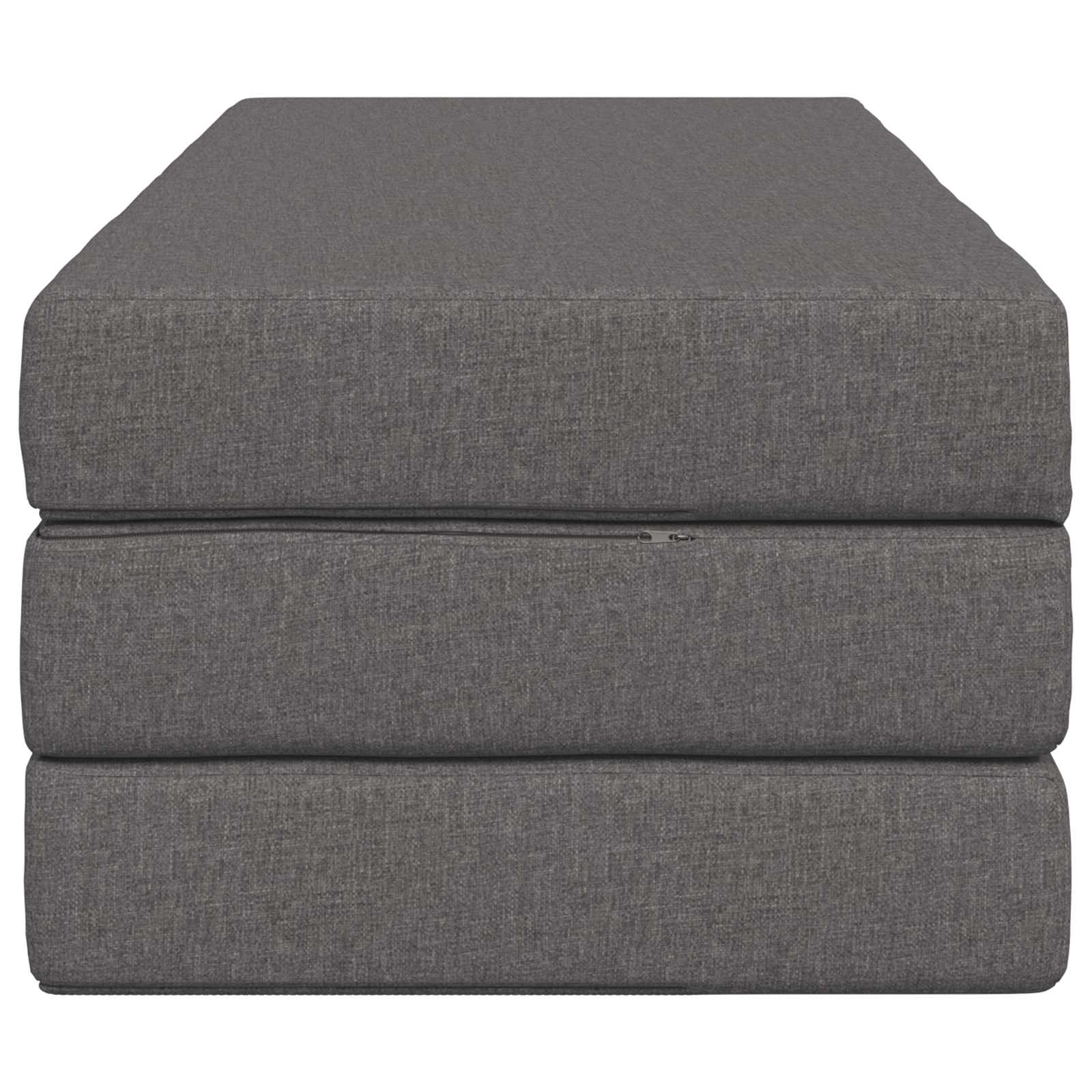Klappsofa Bett 120 x 67 x 45 cm Hellgrau