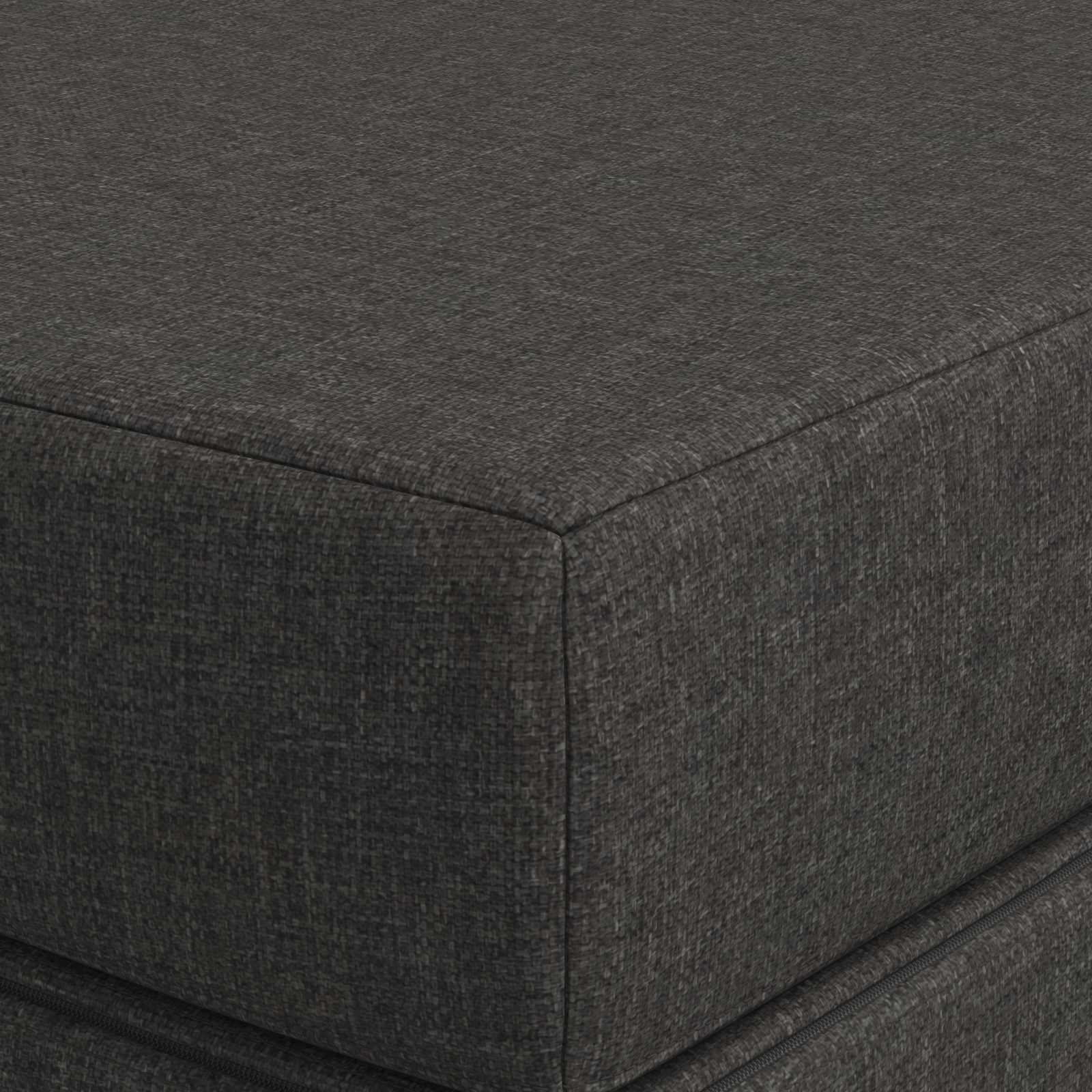 Klappsofa Bett 120 x 67 x 45 cm Dunkelgrau
