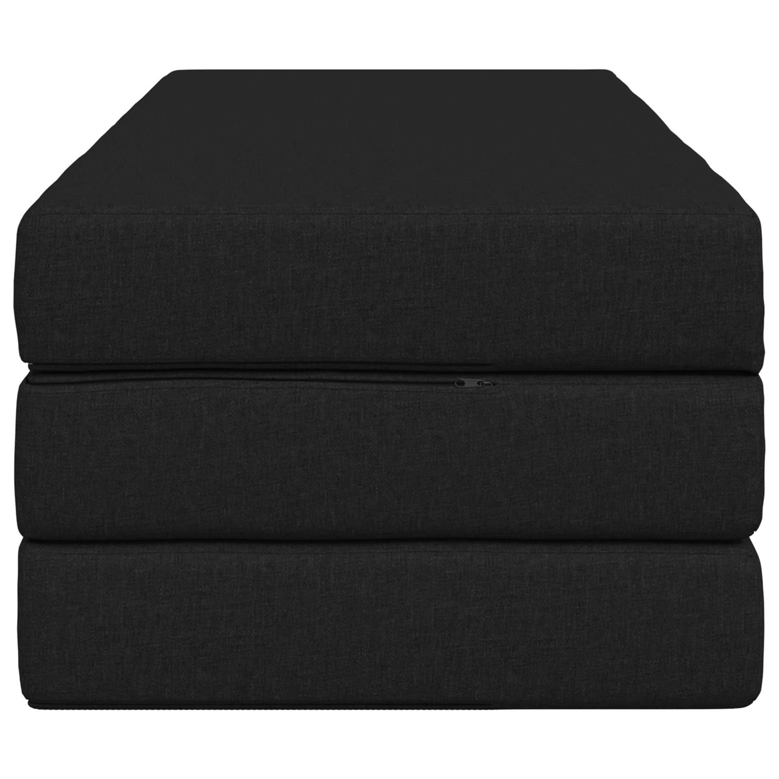 Klappsofa Bett 120 x 67 x 45 cm Schwarz