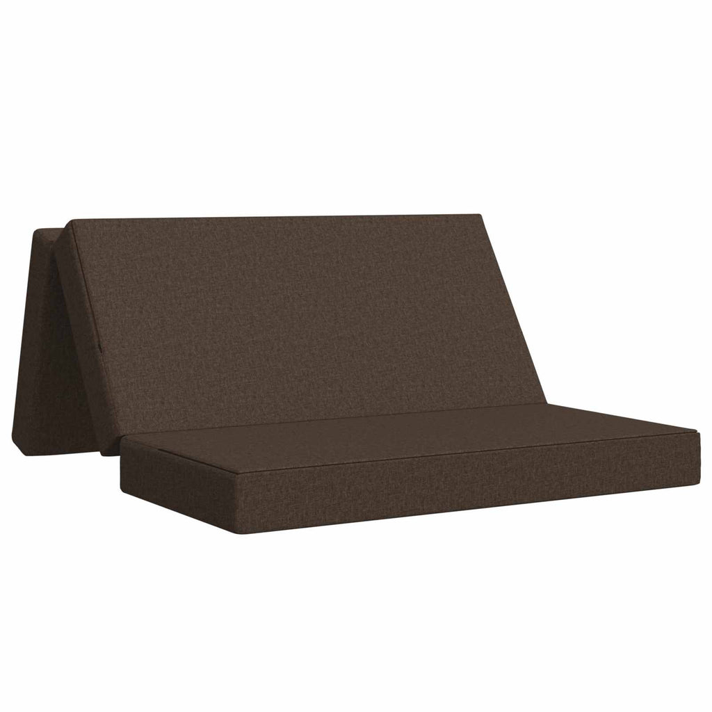 Klappsofa Bett 120 x 67 x 45 cm Taupe