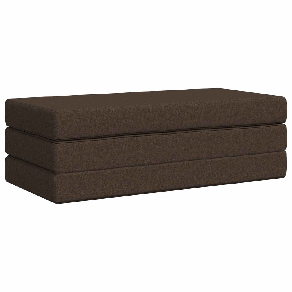 Klappsofa Bett 120 x 67 x 45 cm Taupe
