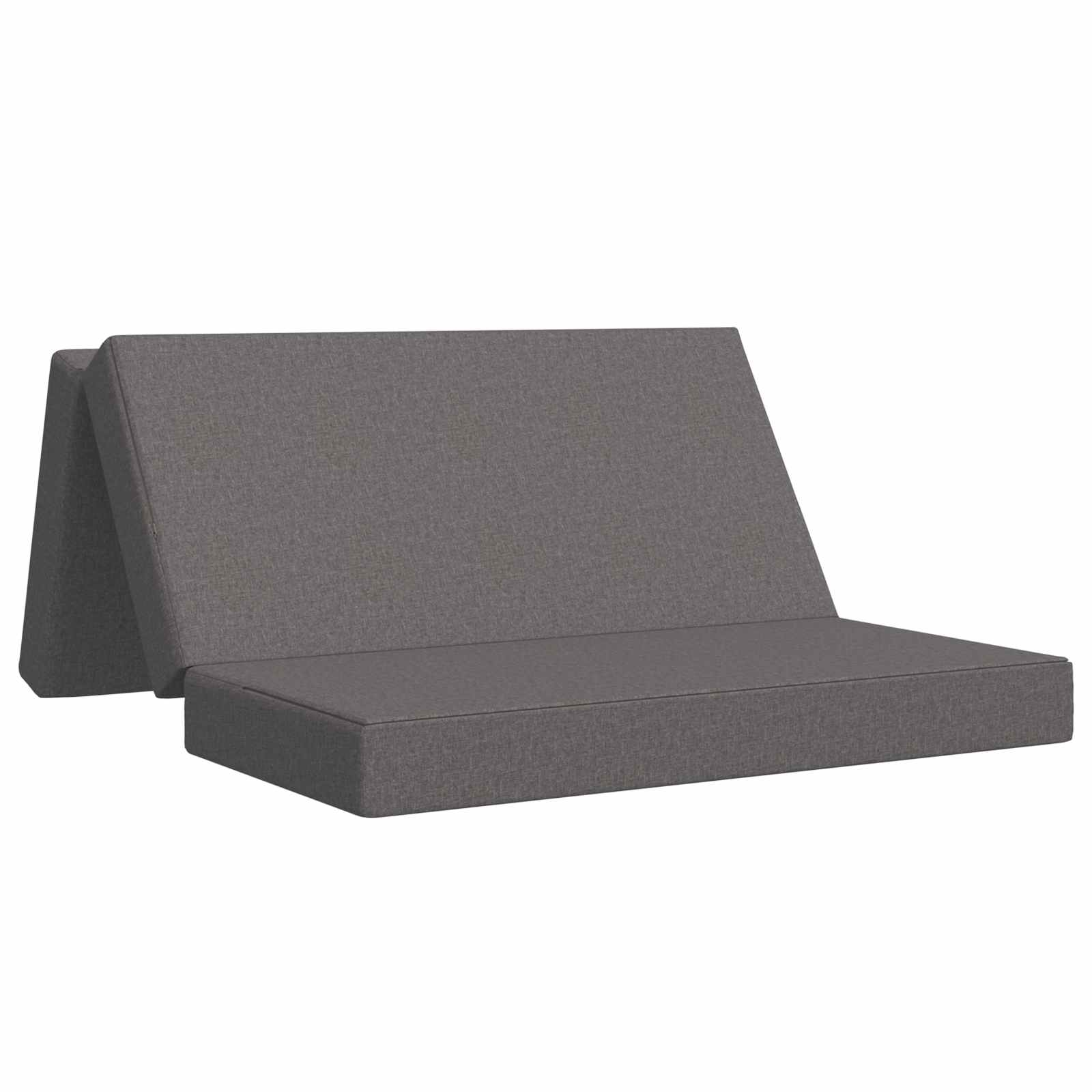 Klappsofa Bett 140 x 67 x 45 cm Hellgrau