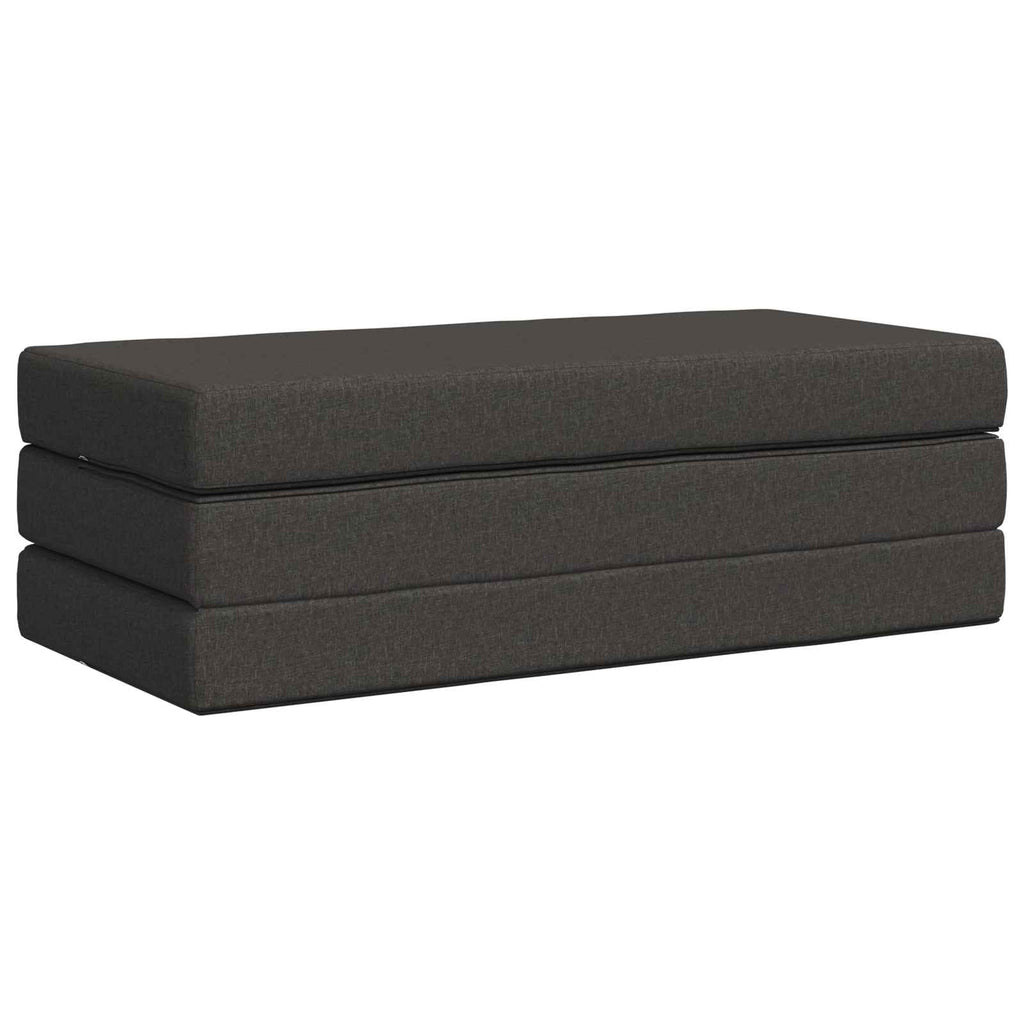 Klappsofa Bett 140 x 67 x 45 cm Dunkelgrau
