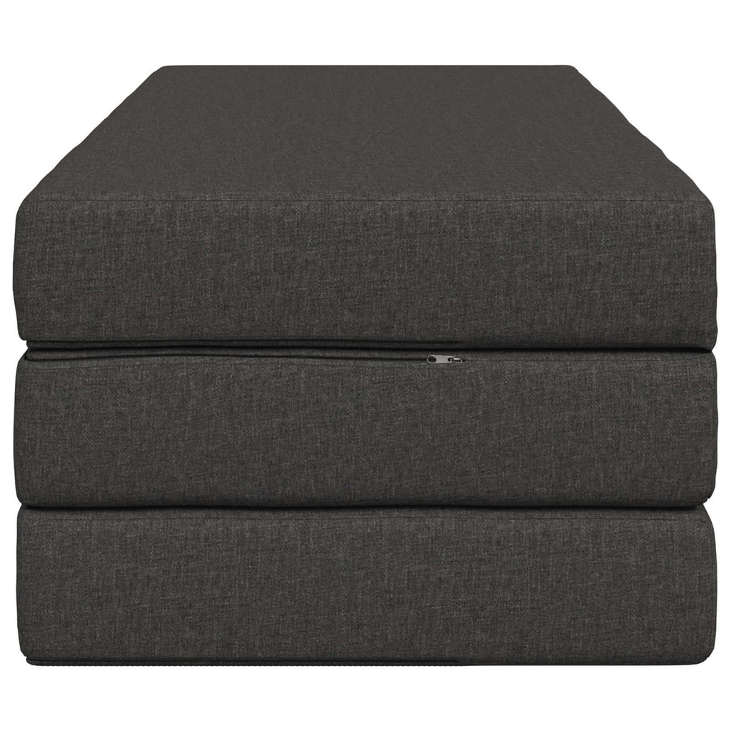 Klappsofa Bett 140 x 67 x 45 cm Dunkelgrau