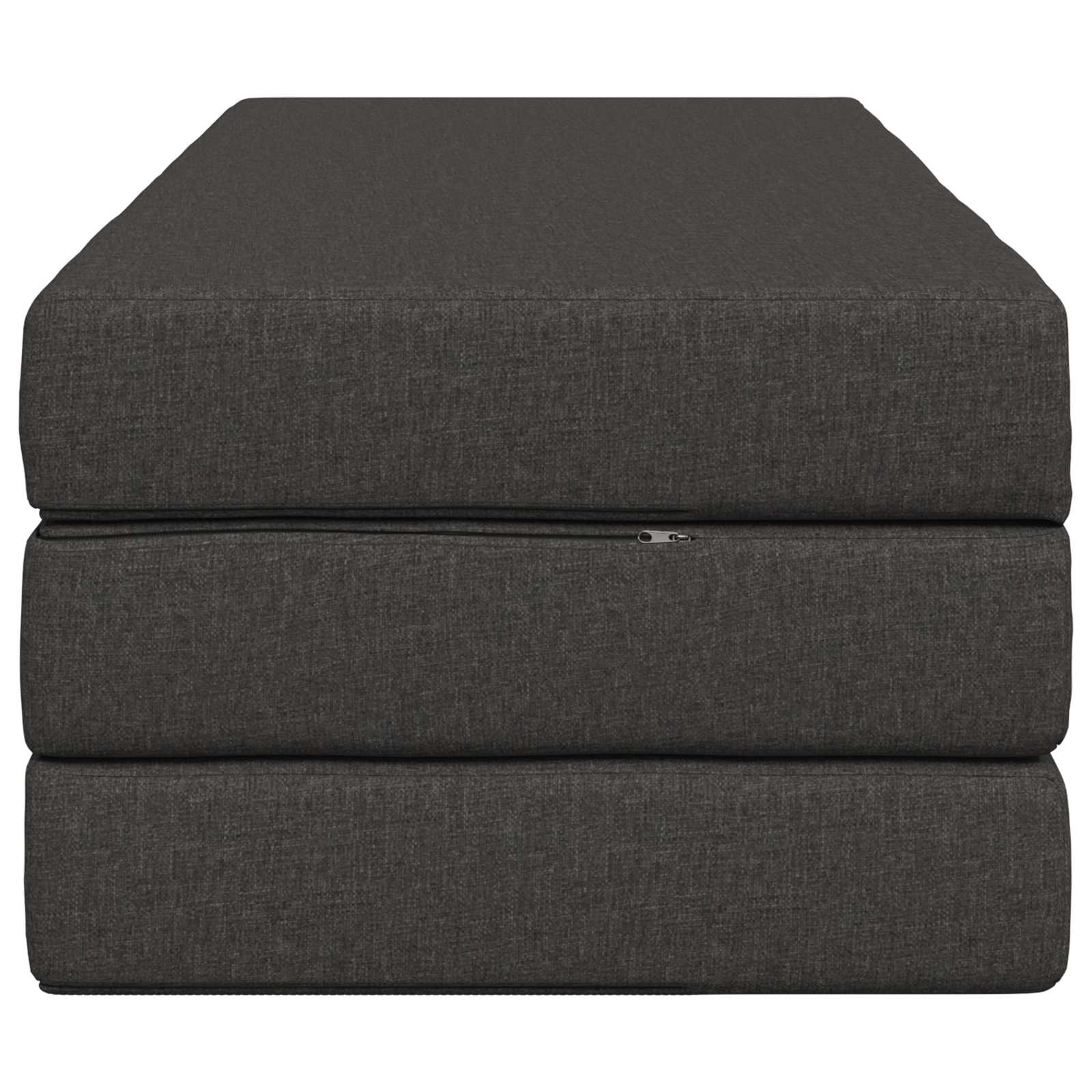 Klappsofa Bett 140 x 67 x 45 cm Dunkelgrau
