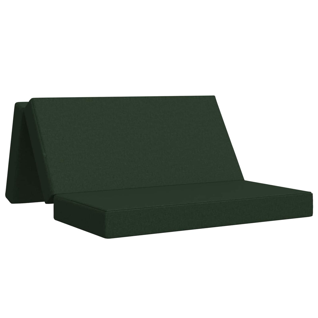 Klappsofa Bett 140 x 67 x 45 cm Dunkelgrün