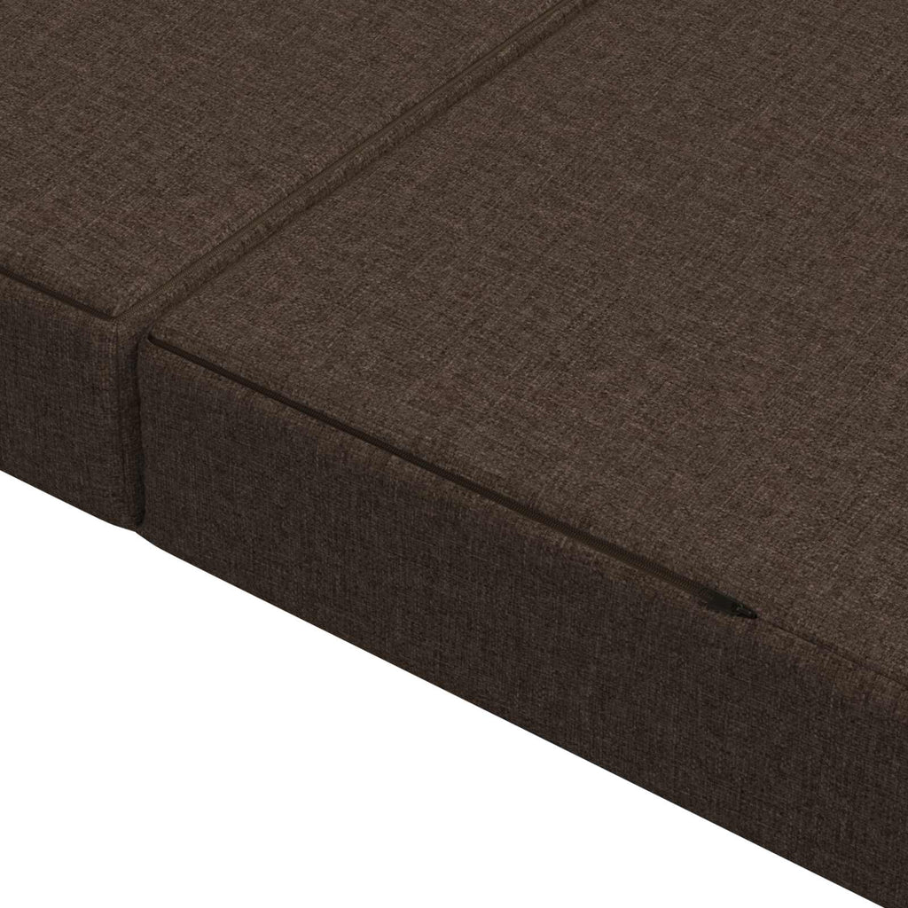 Klappsofa Bett 140 x 67 x 45 cm Taupe