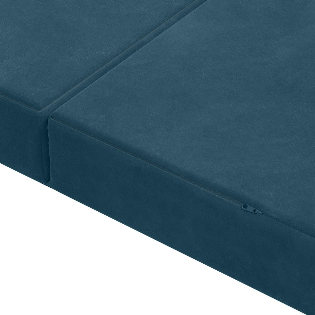 Klappsofa Bett 140 x 67 x 45 cm Blau