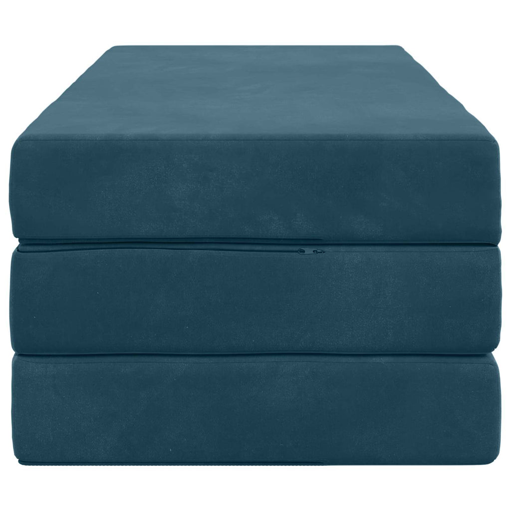 Klappsofa Bett 140 x 67 x 45 cm Blau
